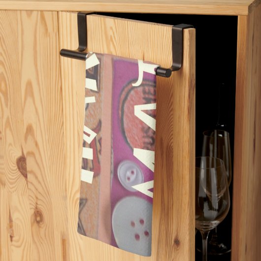 Hakuna Matata Handteken Art Print Theedoek (Derde Gevouwen)