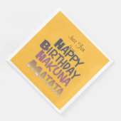 Hakuna Matata Happy Birthday Servetten (Hoek)