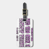 Hakuna Matata hebben onze Girls Pronto nodig Bagagelabel (Voorkant verticaal)