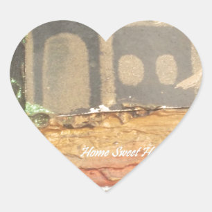 Hakuna Matata Home Sweet Home inspiration quote.jp Hart Sticker