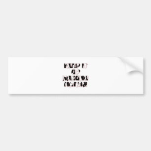 Hakuna Matata Hou het vol cadeaus Bumpersticker