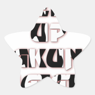 Hakuna Matata Hou het vol cadeaus Ster Sticker