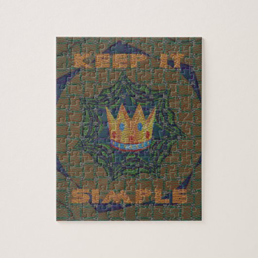 Hakuna matata houdt het eenvoudig legpuzzel (Verticaal)