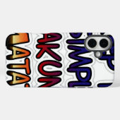 Hakuna Matata houdt het simpele cadeaus Case-Mate iPhone Case (Achterkant (horizontaal))