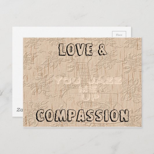 Hakuna Matata Humble Pie Ik hou van Jazz Briefkaart (Voorkant / Achterkant)