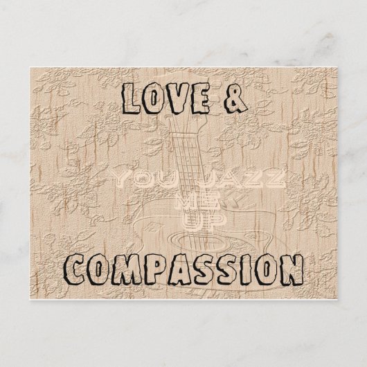 Hakuna Matata Humble Pie Ik hou van Jazz Briefkaart (Voorkant)