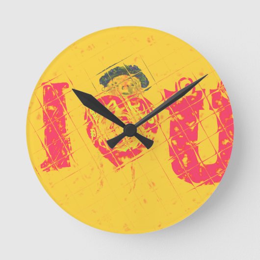 Hakuna Matata I Betekenis van de het woordTekst Ronde Klok (Voorkant)