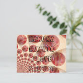 Hakuna Matata Ik hou van Cricket briefkaart (Staand voorkant)