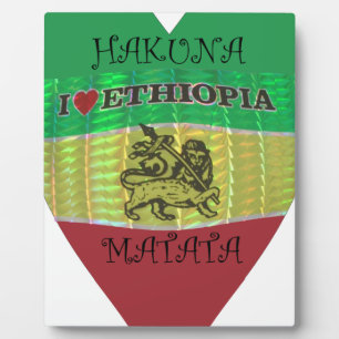Hakuna Matata Ik hou van Ethiopia Colors.png Fotoplaat