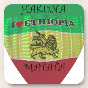 Hakuna Matata Ik hou van Ethiopia Colors.png Onderzetter