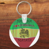 Hakuna Matata Ik hou van Ethiopische kleuren Sleutelhanger (Voorkant)