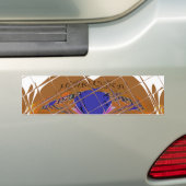 Hakuna Matata Ik hou van het Ethiopische kleurenon Bumpersticker (Op auto)