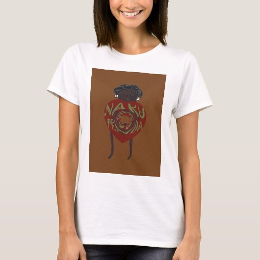 Hakuna Matata Ik hou van je Nakupenda Kenya Swahil T-shirt (Voorkant)