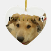 Hakuna Matata Ik weet wat je denkt. Keramisch Ornament (Voorkant)