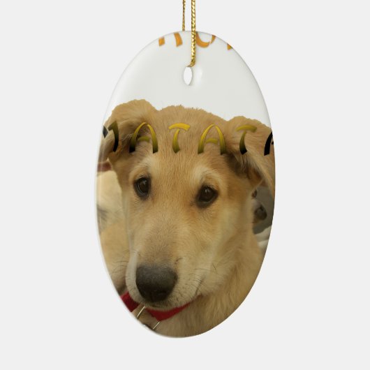 Hakuna Matata Ik weet wat je denkt. Keramisch Ornament (Rechts)