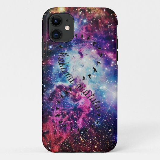 Hakuna Matata Infinity Galaxy iPhone 5 Hoesje (Achterkant)