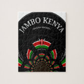 Hakuna Matata Jambo Kenya Legpuzzel (Verticaal)