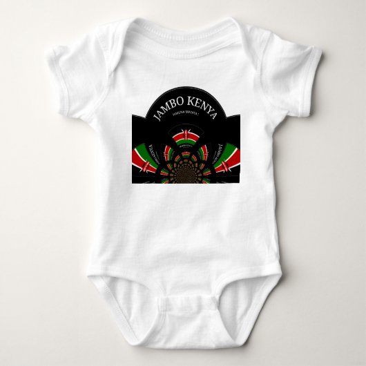 Hakuna Matata Jambo Kenya Sleeve Raglan T-Shirt (Voorkant)