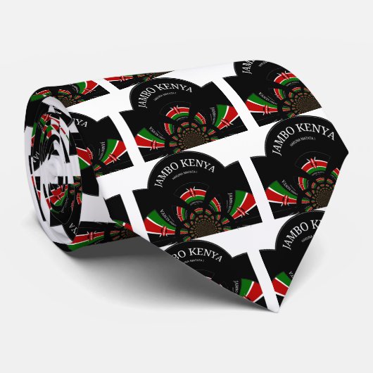 Hakuna Matata Jambo Kenya Stropdas (Opgerold)