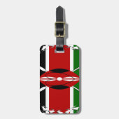 Hakuna matata Karaibu Kenya Bagagelabel (Voorkant verticaal)