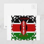 Hakuna matata Karaibu Kenya Briefkaart (Voorkant / Achterkant)