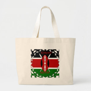 Hakuna matata Karaibu Kenya Grote Tote Bag