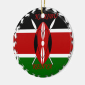 Hakuna matata Karaibu Kenya Keramisch Ornament (Links)