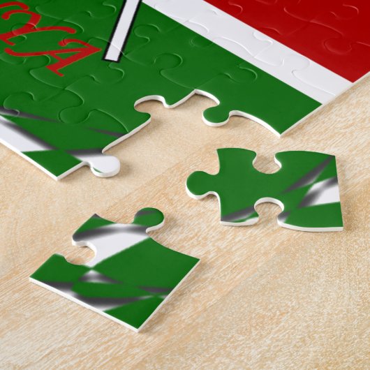 Hakuna matata Karaibu Kenya Legpuzzel (Zijkant)