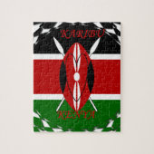 Hakuna matata Karaibu Kenya Legpuzzel (Verticaal)