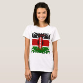 Hakuna matata Karaibu Kenya T-shirt (Voorkant volledig)