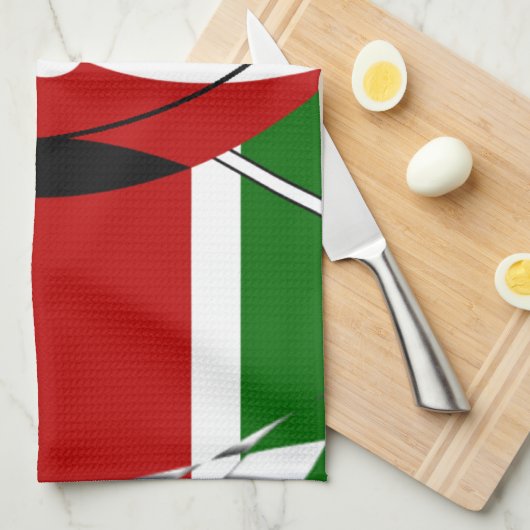 Hakuna matata Karaibu Kenya Theedoek (Quarter Fold)