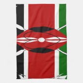 Hakuna matata Karaibu Kenya Theedoek (Verticaal)