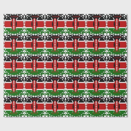 Hakuna matata Karibu Kenya Cadeaupapier (Vlak)