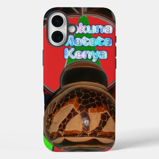 Hakuna Matata Kenia Kunstprint Case-Mate iPhone Case (Achterkant)