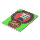 Hakuna Matata Kenya Art Print Product aanpassen Notitieblok (Linkerzijde)