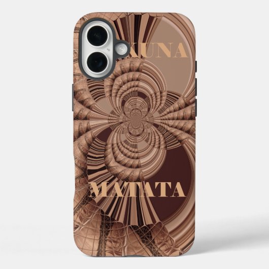 Hakuna Matata Kenya Giraffe Safari Woven Sourveni Case-Mate iPhone Case (Achterkant)