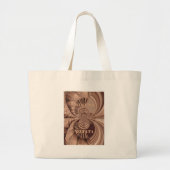 Hakuna Matata Kenya Giraffe Safari Woven Sourveni Grote Tote Bag (Voorkant)