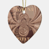 Hakuna Matata Kenya Giraffe Safari Woven Sourveni Keramisch Ornament (Links)