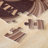 Hakuna Matata Kenya Giraffe Safari Woven Sourveni Legpuzzel (Zijkant)