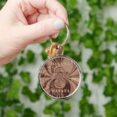 Hakuna Matata Kenya Giraffe Safari Woven Sourveni Sleutelhanger (Hand)