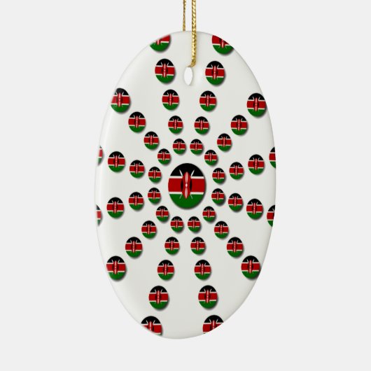 Hakuna Matata Kenya Keramisch Ornament (Rechts)