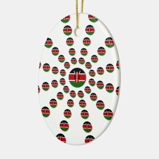 Hakuna Matata Kenya Keramisch Ornament (Links)