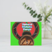 Hakuna Matata Kenya Kunstdruk Briefkaart (Staand voorkant)
