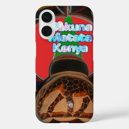 Hakuna Matata Kenya Kunstdruk Case-Mate iPhone Case (Achterkant)