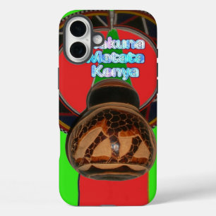 Hakuna Matata Kenya Kunstdruk iPhone 16 Plus Hoesje