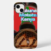 Hakuna Matata Kenya Kunstdruk Case-Mate iPhone Case (Achterkant)