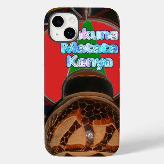 Hakuna Matata Kenya Kunstdruk Case-Mate iPhone Case (Achterkant)