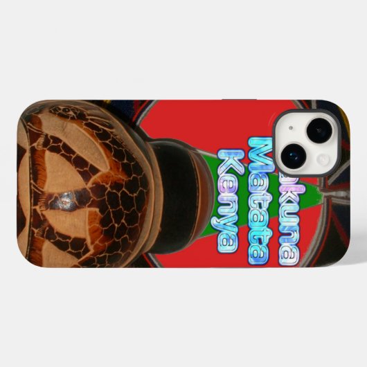 Hakuna Matata Kenya Kunstdruk Case-Mate iPhone Case (Achterkant (horizontaal))
