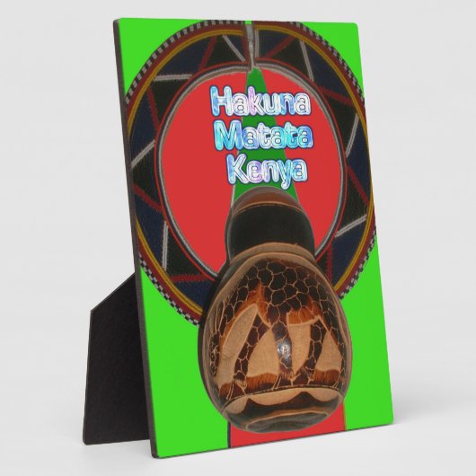Hakuna Matata Kenya Kunstdruk Fotoplaat (Zijkant)