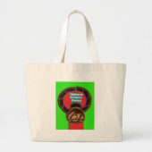 Hakuna Matata Kenya Kunstdruk Grote Tote Bag (Voorkant)